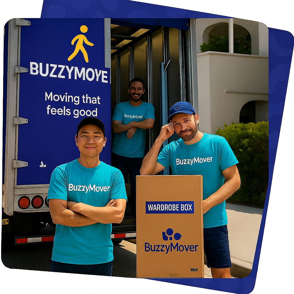 BuzzyMover team with truck